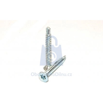 Šroub TEX DIN 7504P pozinkovaný, samovrtný do kovu se zápustnou hlavou, TRX drážka 6,3 x 38, balení 250 ks – Hledejceny.cz