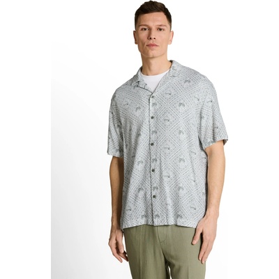 Tom Tailor Denim pánská letní košile 1049657/40044 zelená