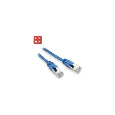 Lynx CS LX-FTP5E-0010-BLUE FTP patch Cat5e PVC CCA 0,1m modrý 10ks