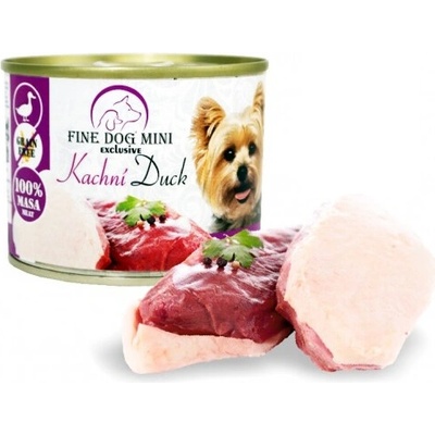 Fine Dog Mini Exclusive kačacie 100% mäsa 200g