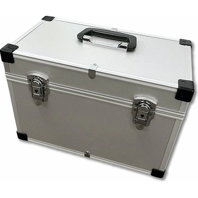 Sibel Profesionální kadeřnický a kosmetický kufr stříbrný 0150491 – Zboží Mobilmania