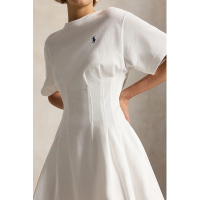 Ralph Lauren разкроена рокля от памук JERSY-KNT-DRESSES (211A96342002)