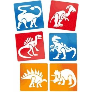 Šablóny Dinosaury 6 ks