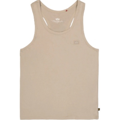 Alpha Industries tielko pánske Esentials RL Tank vintage sand hnedá, piesková