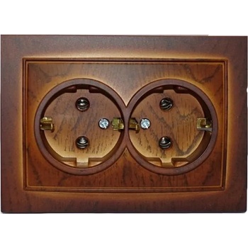 Image 1 of NILSON Контакт двоен Nilson Alegra орех