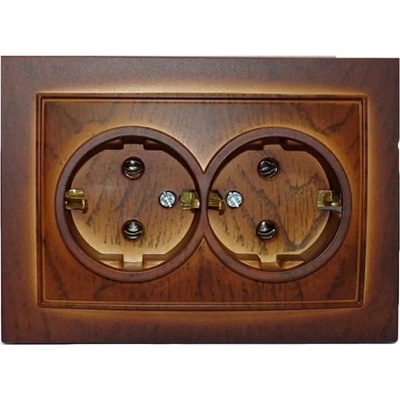 NILSON Контакт двоен Nilson Alegra орех