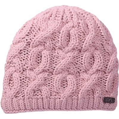 Pletex pletená čepice s fleecovou podšívkou L466 Světle pudrová