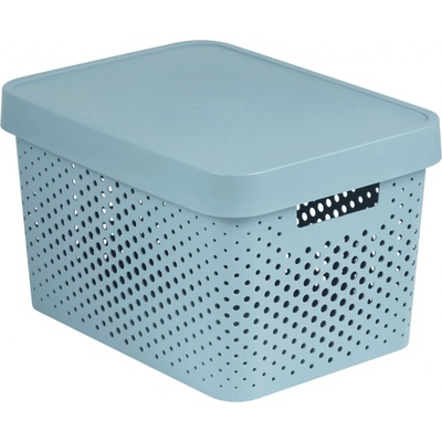CURVER - Box úložný 17 l s víkem světle šedý