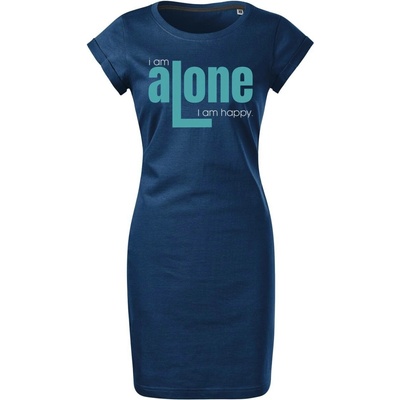 Dámské šaty I am alone půlnoční modrá