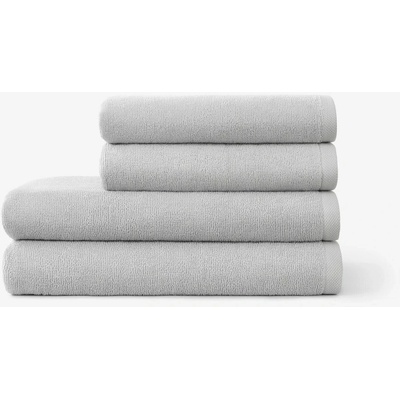 Goldea ručník soft bez bordury šedý 50 x 100 cm