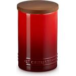 Le Creuset Кухненски буркан за съхранение SIGNATURE 770 мл, CERISE, керамика с глазура, Le Creuset (LECR70819770600099)