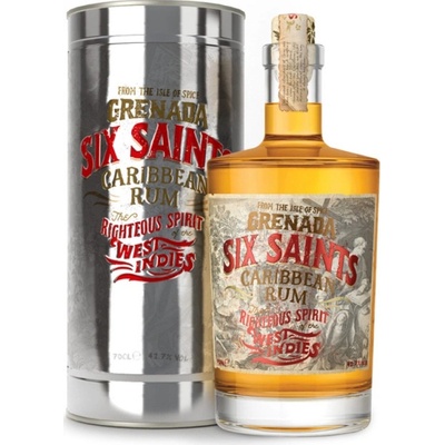 Six Saints Caribbean Rum 41,7% 0,7 l (tuba)