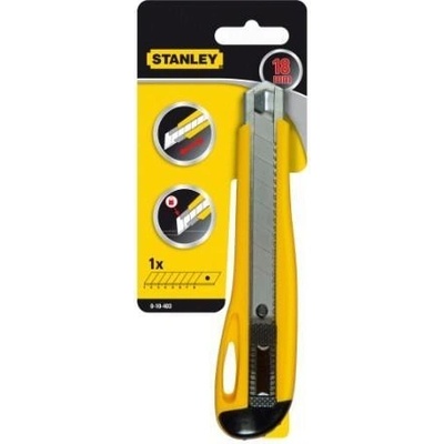 STANLEY Nôž plastový s odlamovacou cepelou 18 mm 0-10-403