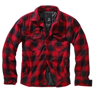 Brandit Lumberjacket яке, червено-черно (9478.41)
