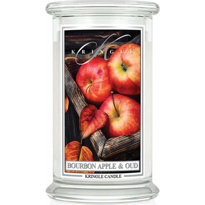 Kringle Candle, Bourbon Apple & Oud 624 g