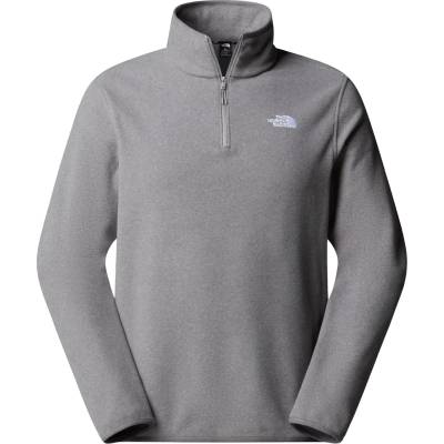 The North Face Мъжки поларен пуловер The North Face Glacier Fleece 1/4 Zip Jacket Fleece jumper - TNF Mid Grey Heather - размер XL (005-6364-0814)