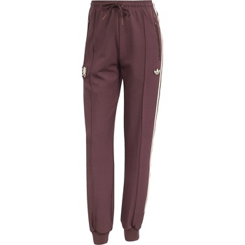 Image 1 of adidas Дамски анцуг Adidas Olympique Lyonnais Terrace 2024 2025 Icons Tracksuit Bottoms Womens - Aurora Ruby
