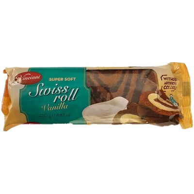 Vincinni piškótová roláda vanilková 250 g