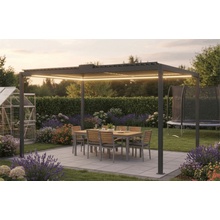 Lanit Plast hliníková bioklimatická pergola Premium Plus 5 x 3 m elektrická LG4093