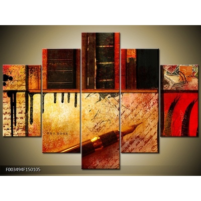 Moderní obraz F003494F150105 (Pětidílný 150x105 cm)
