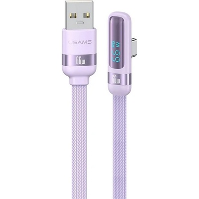 USAMS US-SJ651 кабел за данни USB - Type-C, 120cm, LILA SJ651USB04 (SJ651USB04)