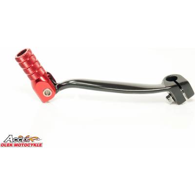ACCEL páka řazení HONDA CRF 150R 07-19 hliníková barva černá, koncovka červená