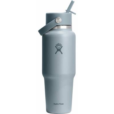 Hydro Flask Бутилка за вода Hydro Flask Wide Flex Straw Travel Bottle Water bottle - Shale Gray - размер 946 ml (533-2183-1911)