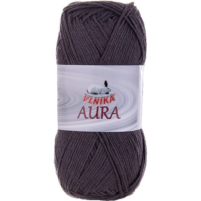 VLNIKA Priadza Aura 100 g – 905 grafitová