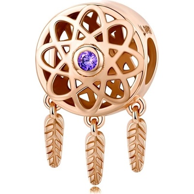 P&J Jewellery Zlatý visací přívěsek Lapač snů GGB4