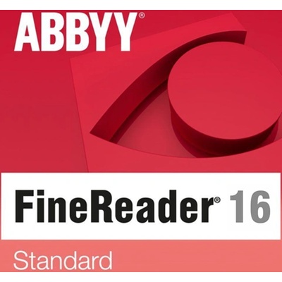 ABBYY Софтуер ABBYY FineReader PDF 16 Standard, Single User License (ESD), Subscription 1 year (FRSW-FMBL-X)