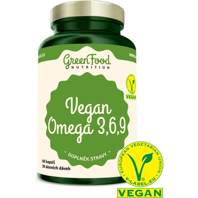 GreenFood Vegan Omega 3,6,9 60 kapsúl