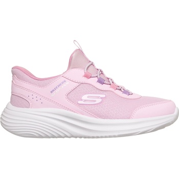 Skechers Детски обувки Skechers Slip-ins Bounder Shoes Childrens - Pink/White