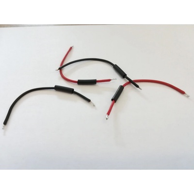 Topautodrahy.cz 4ks 8cm Náhradní silikon drátky+bužírky