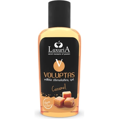 Luxuria voluptas edible stimulating gel warming effect - caramel 100 ml