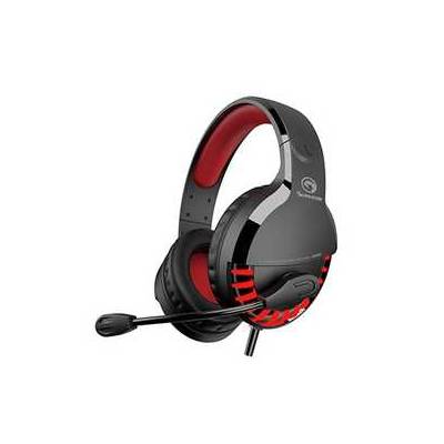 Marvo HG9022, slúchadlá s mikrofónom, ovládanie hlasitosti, čierno-červená, 7.1 (virtualne), LED,podsvietená typ USB