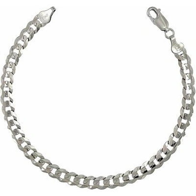INFINITYSILVER Strieborný náramok pancr so žliabkom 110414023