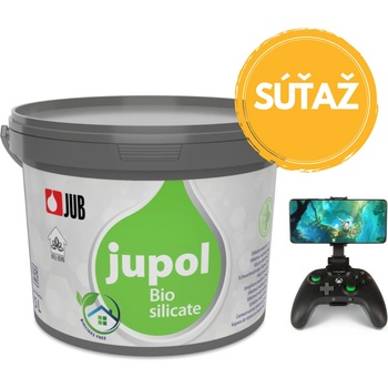 JUB JUPOL BIO SILICATE - antialergická vnútorná farba na steny - biela - 15 L = 23,25 kg
