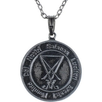 Leather & steel fashion Колие с висулка Luciferi - LSF4 03