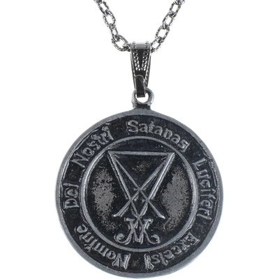 Leather & steel fashion Колие с висулка Luciferi - LSF4 03
