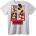 NOONEBRAND Тениска Mickey Mouse 4 Панела - XXS, White