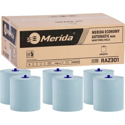 Merida Maxi Automatic papírové ručníky 1 vrstva zelené 6 x 250 m