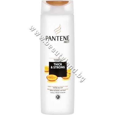 Pantene Шампоан Pantene Thick & Strong, p/n 01.02374 - Шампоан за коса за обем, плътност и блясък (01.02374)