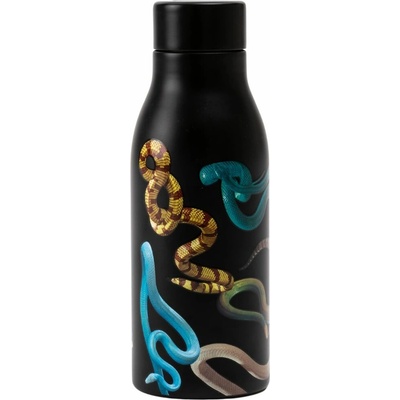 Seletti Termofľaša Toiletpaper Snakes 500 ml čierna