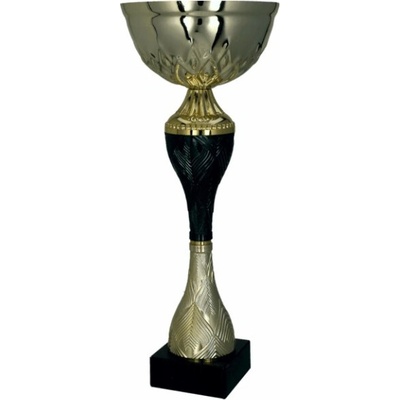 Kovový pohár Zlato-černý 29 cm 10 cm