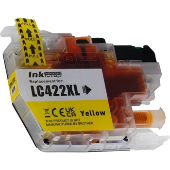 Compatible Компатибилен мастилен пълнеж LC422XLY, pigment, 19ml за принтери Brother (ORINK BULK) (LC422XLY)