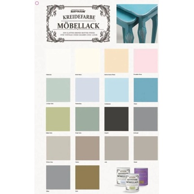 Rust-Oleum Chalky Finish Furniture Paint křídový mat sprej 400 ml šedozelená