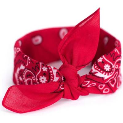 bavlněný šátek Bandana červený