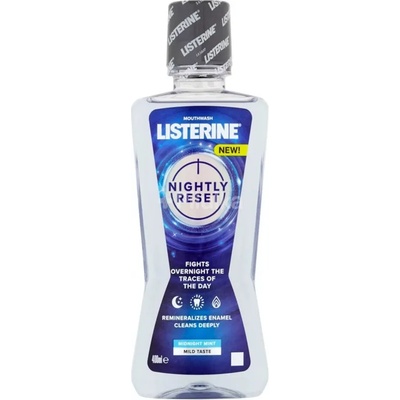 Listerinte вода за уста дълбоко почистваща, Nightly reset, 400мл