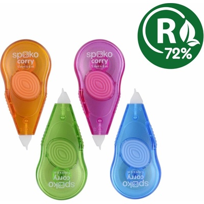 Spoko ReLeaf Corry mini opravný strojek, 5 mm x 6 m, box, mix barev