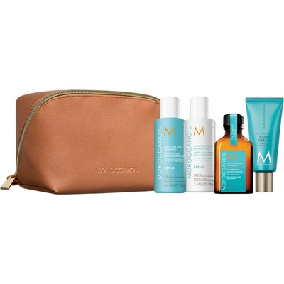 Moroccanoil Repair Moroccanoil Moisture Repair Shampoo 70 ml šampón pre poškodené, chemicky ošetrené vlasy 70 ml + Moroccanoil Moisture Repair Conditioner 70 ml kondicionér pre poškodené, chemicky oše